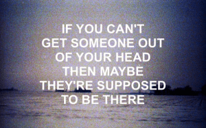 They say if you care enough to wonder what they're thinking, then maybe you should care enough to be with them. Of course, most proverbs were written by monks soooo...