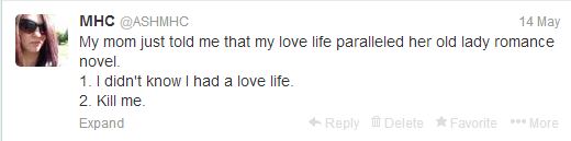 If anyone would like to clarify how my love life is like the novel, please contact me immediately