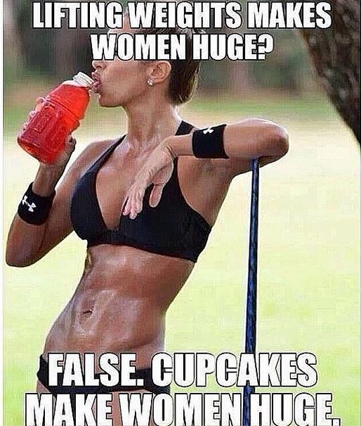 This just cracks me up...and will help me kick cupcakes.